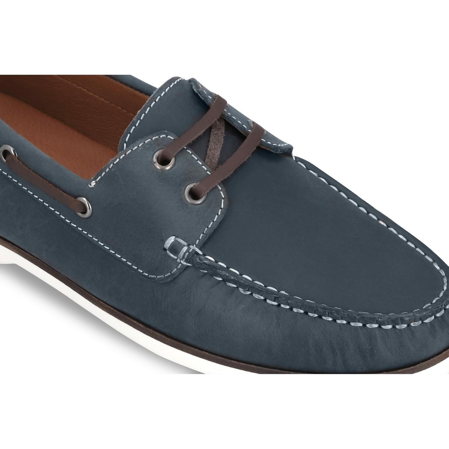 Zapatos Hombre Cuero Gava-0-11 Azul Cardinale-3