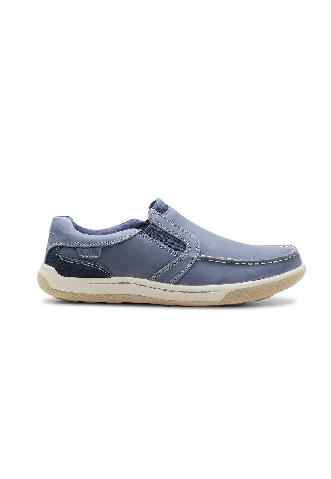 Zapatos Hombre Cuero Arno-3-03 Azul Cardinale-1