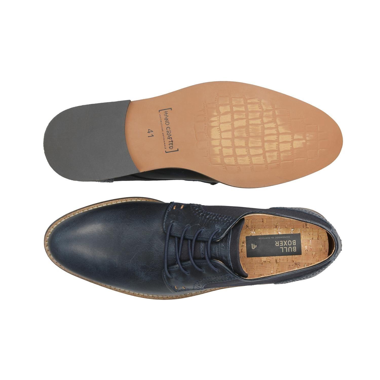 Zapatos Hombre Cuero Nambour-0-57 Azul Bullboxer-2