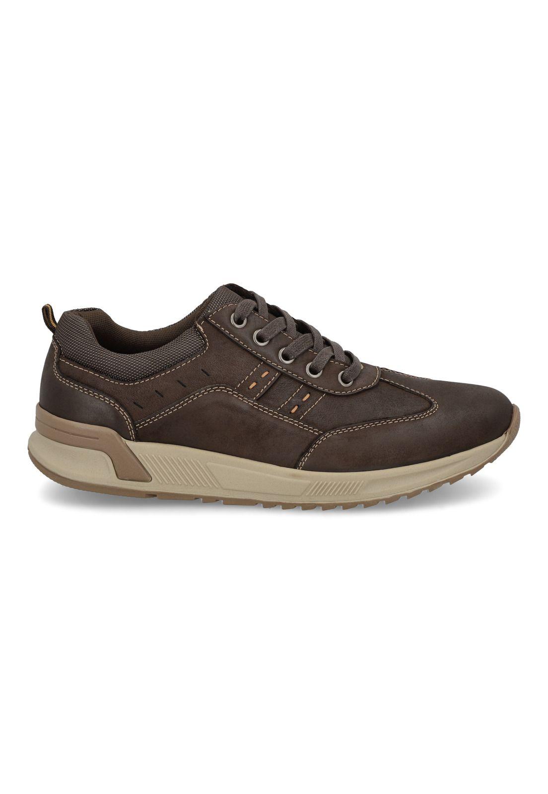 Zapatillas Cuero Stow-0-72 Café-1