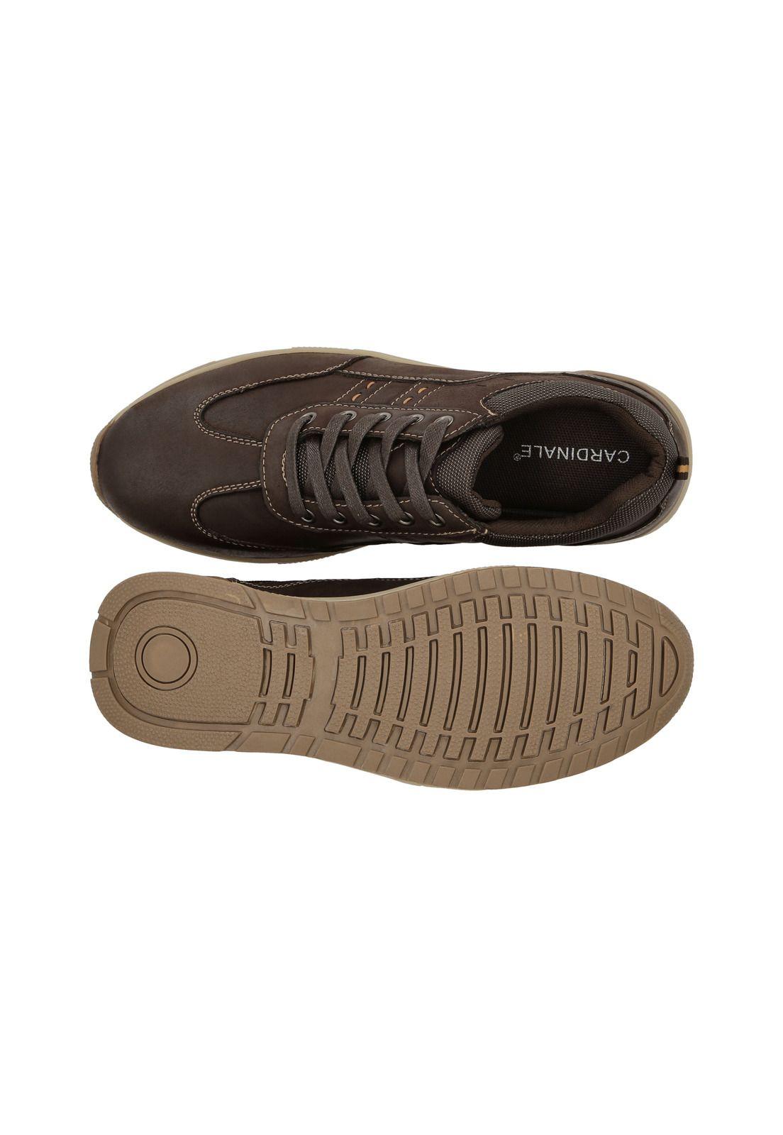Zapatillas Cuero Stow-0-72 Café-2
