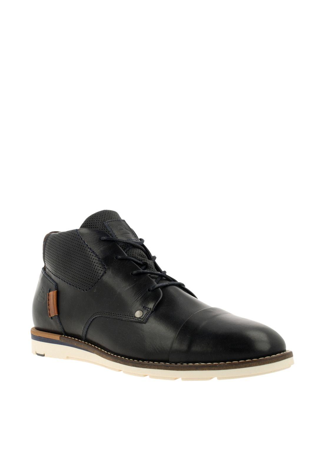 Botines Cuero Liddon-6-07 Azul-0