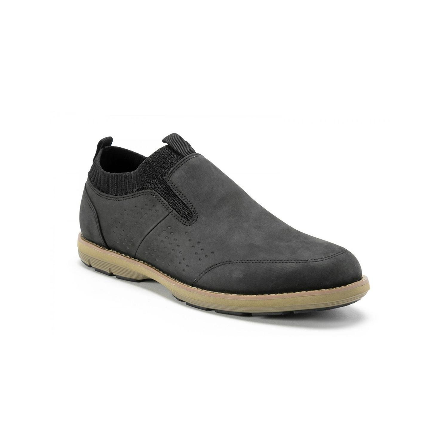 Zapatos Slip-On Hombre Cuero Dozza-3-17-Negro-0