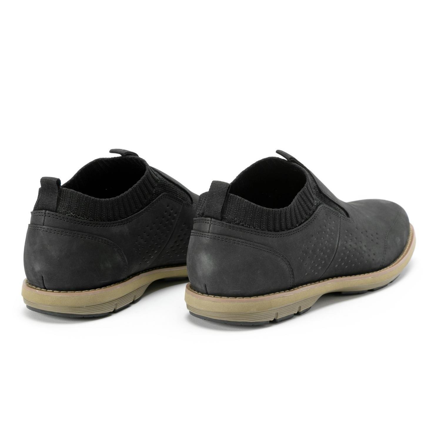 Zapatos Slip-On Hombre Cuero Dozza-3-17-Negro-5
