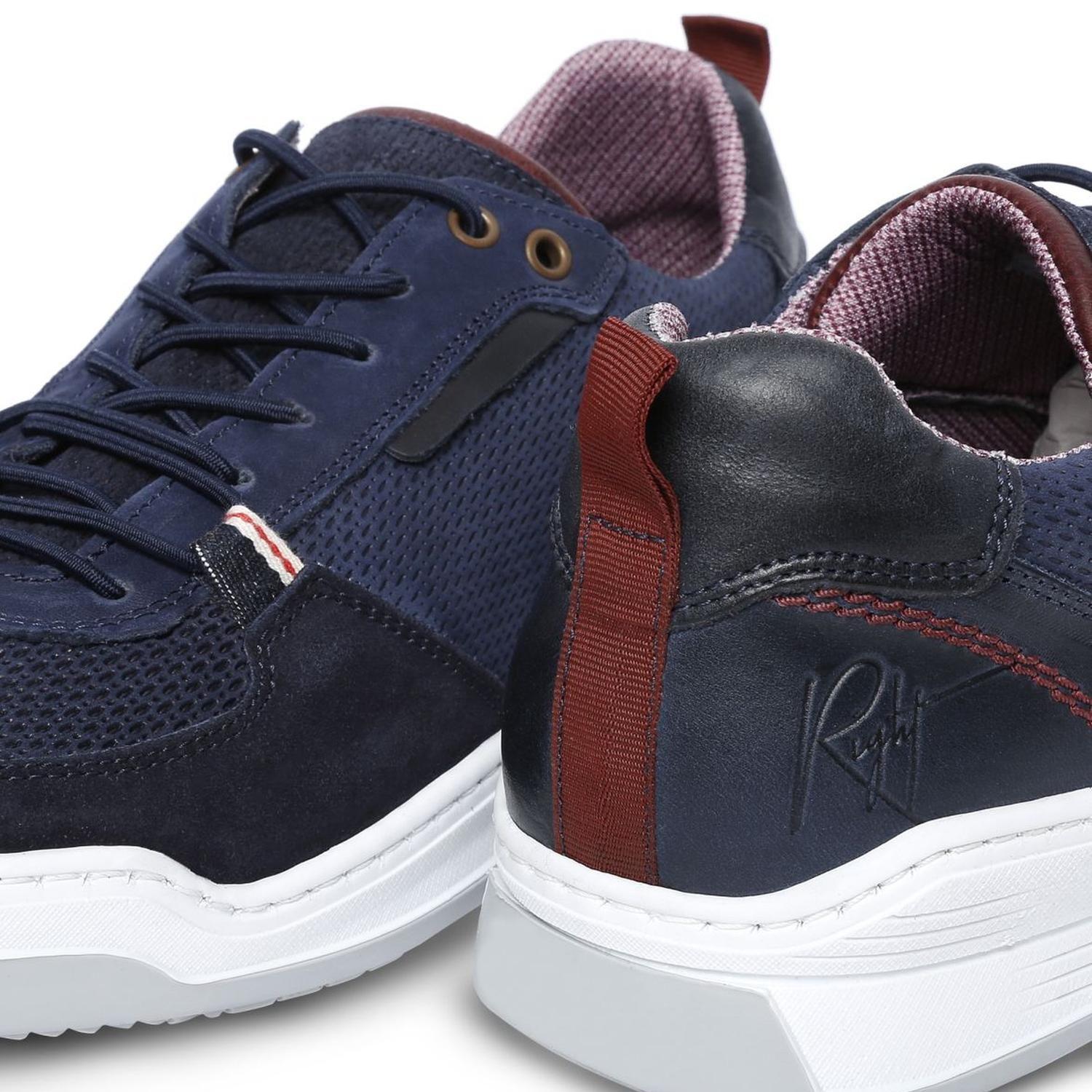 Zapatillas Urbanas Hombre Cuero Azul Wahouma-0-07 Bullboxer-3