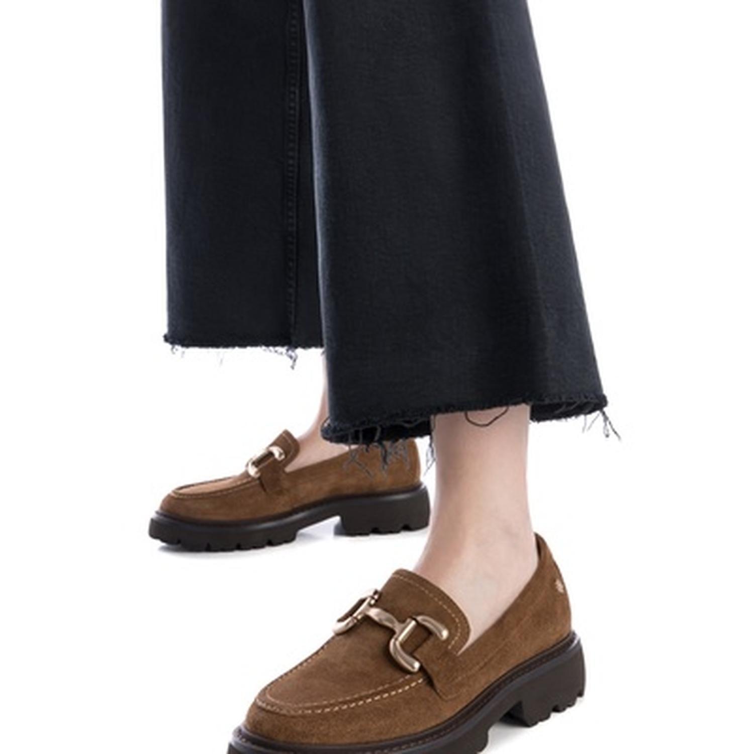 Mocasines Cuero Mujer Beca-4-52 Beige Carmela-2