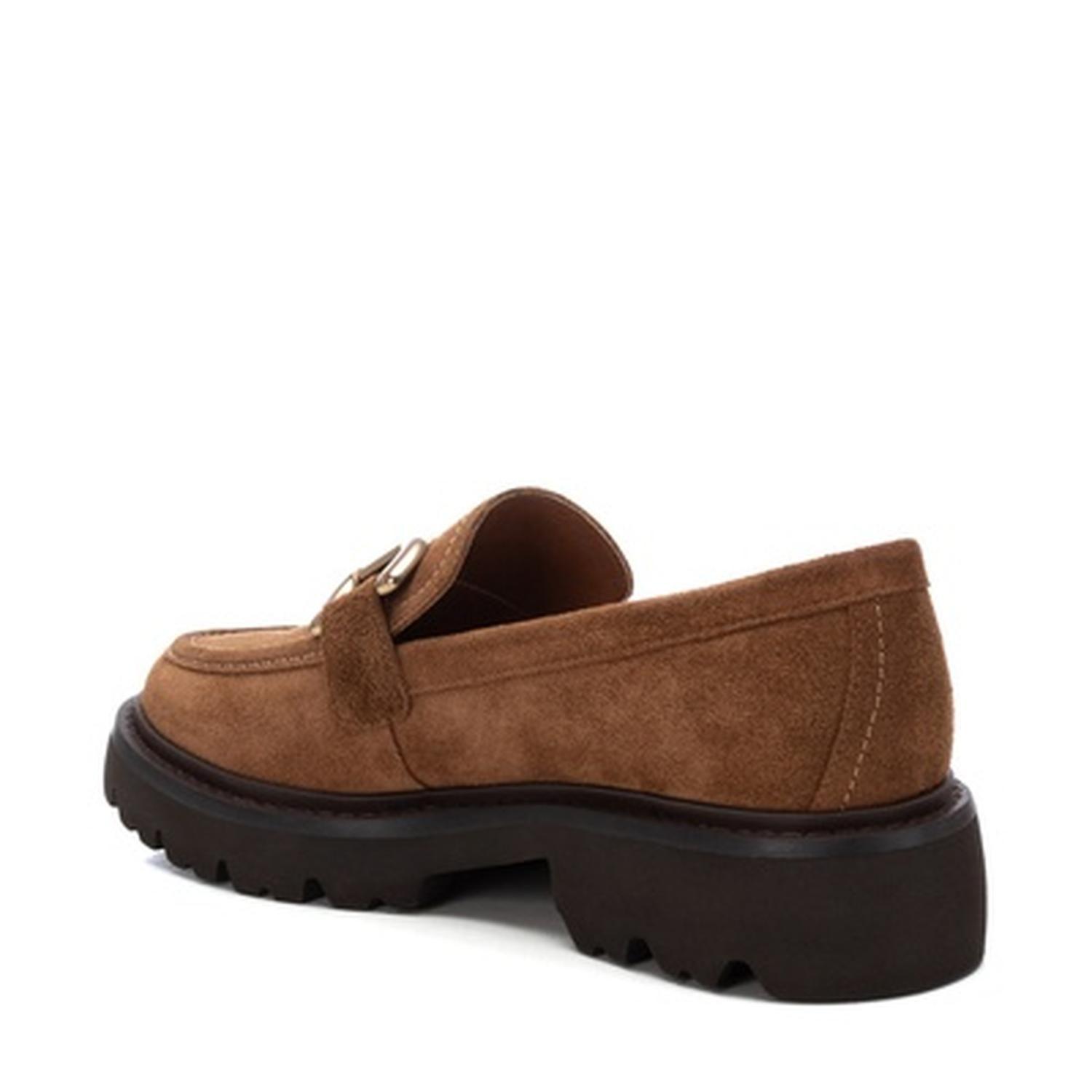 Mocasines Cuero Mujer Beca-4-52 Beige Carmela-3