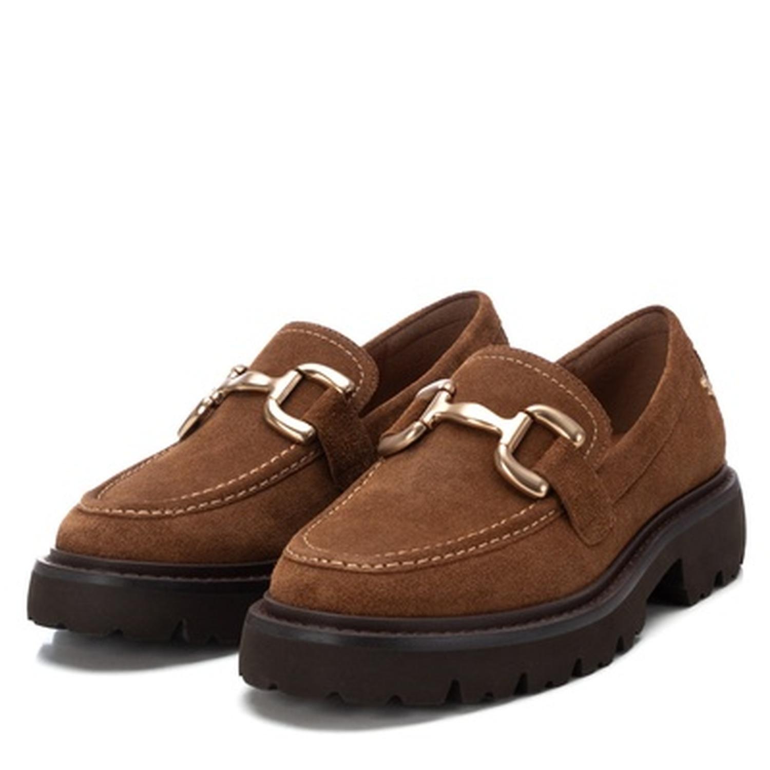 Mocasines Cuero Mujer Beca-4-52 Beige Carmela-4