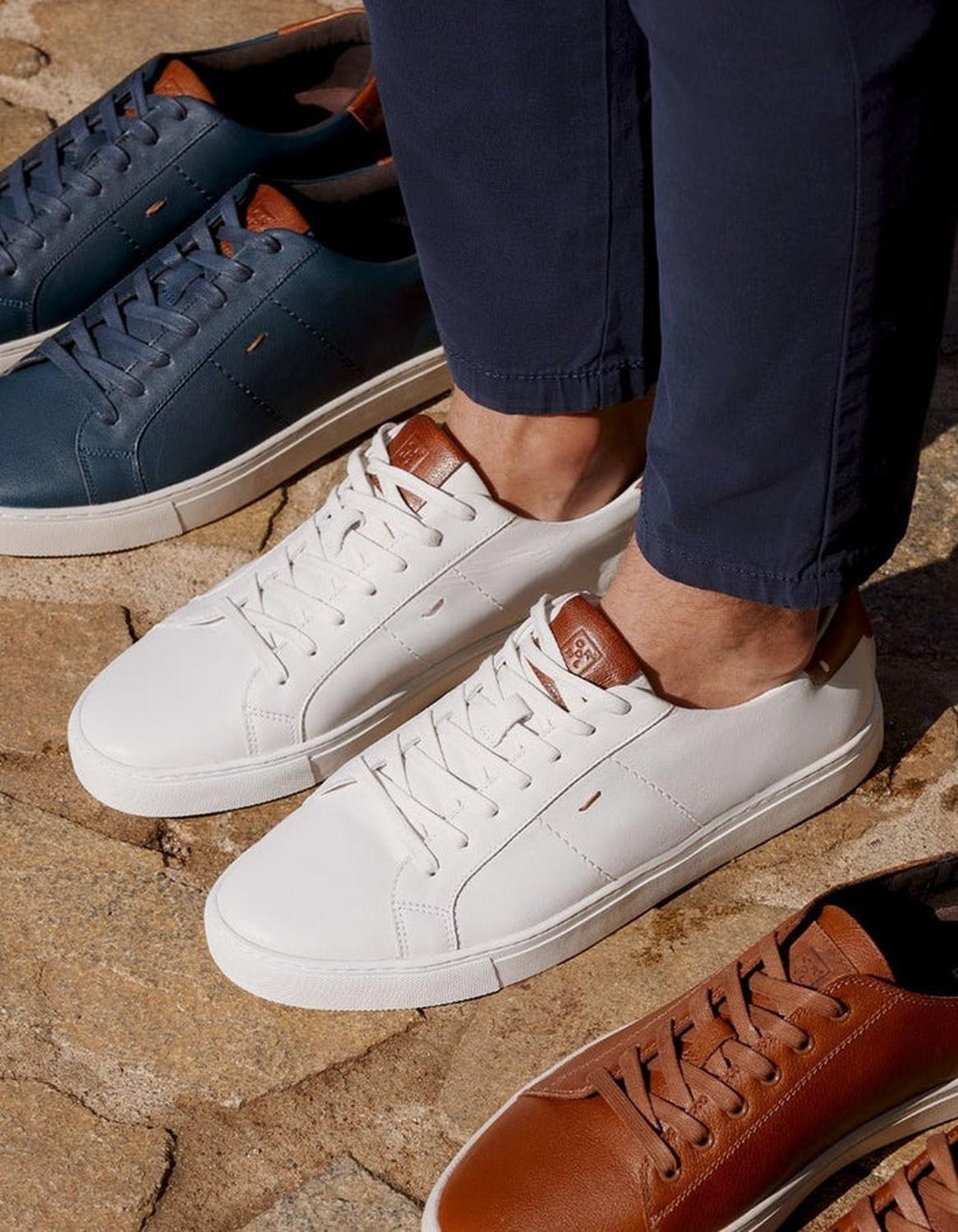 ZAPATILLAS HOMBRE CUERO NORDVILLE-0-01 BLANCO-0