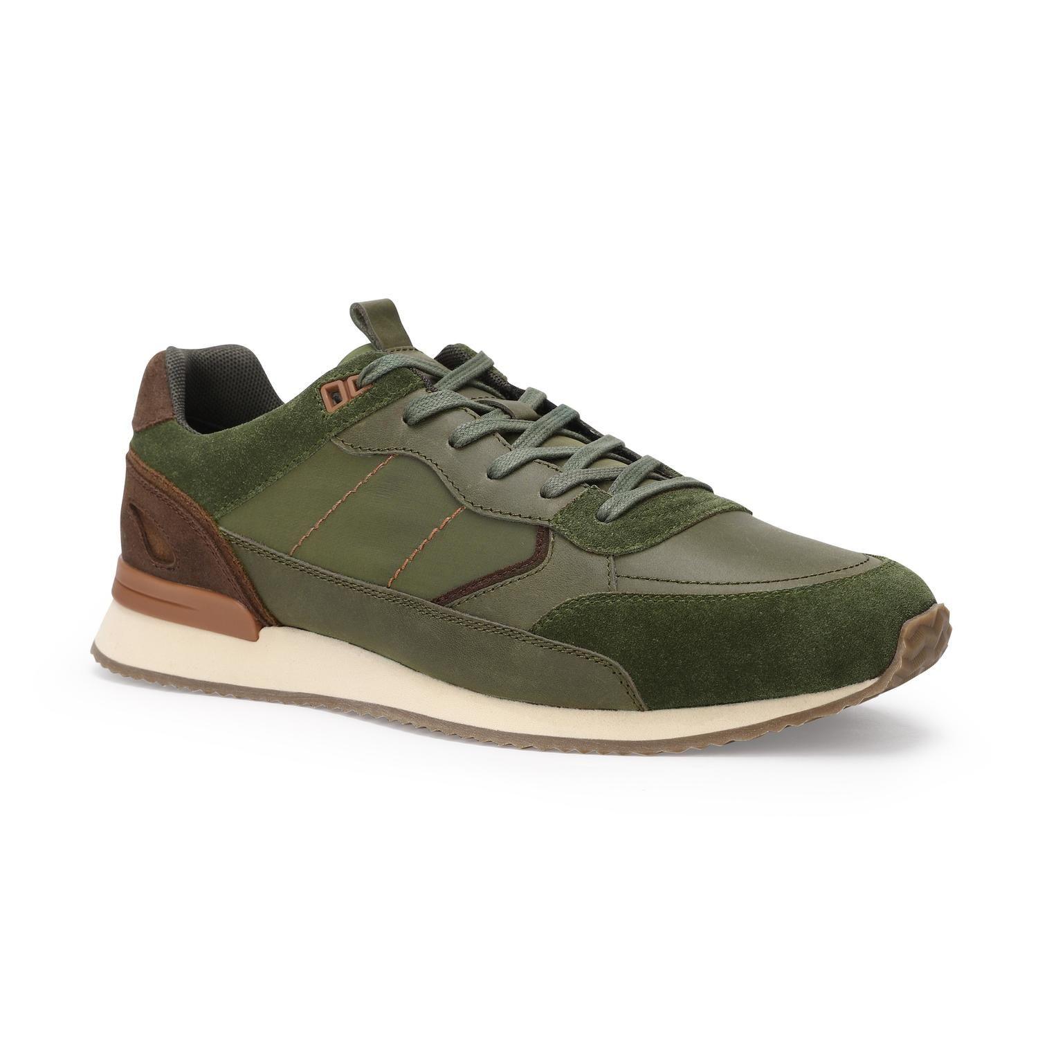 Zapatillas Urbanas Hombre Cuero Harford-0-03 Verde Cardinale-0