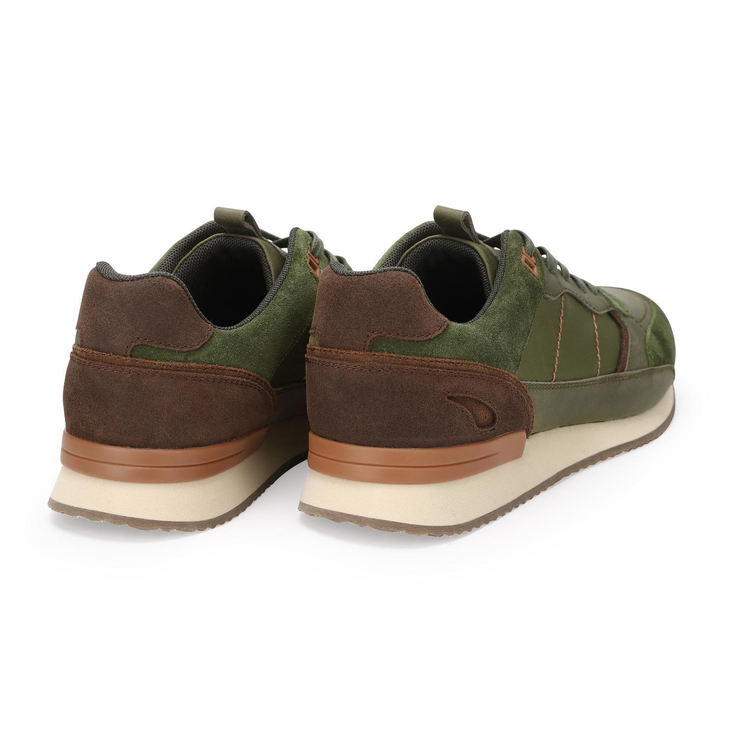 Zapatillas Urbanas Hombre Cuero Harford-0-03 Verde Cardinale-4