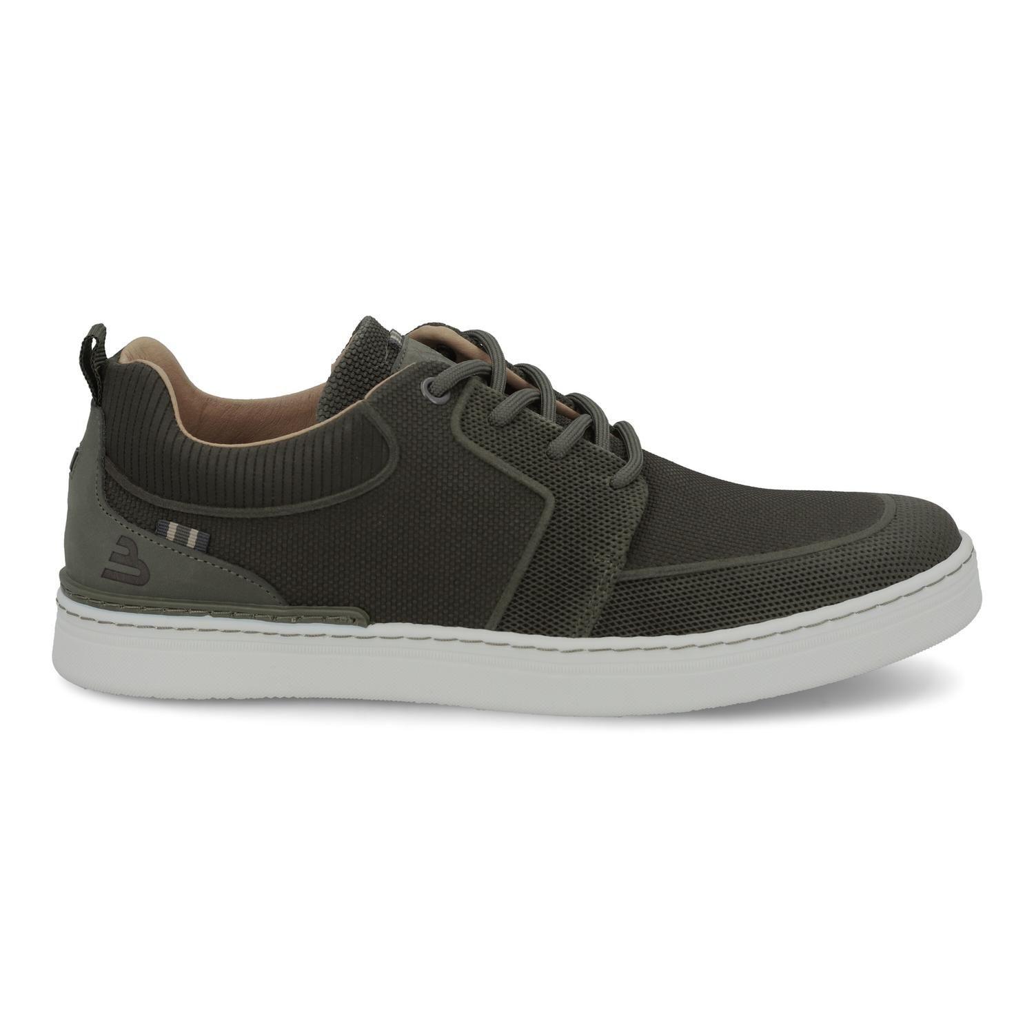 BULLBOXER ZAPATILLAS HOMBRE CUERO SINJ-0-90 VERDE-1