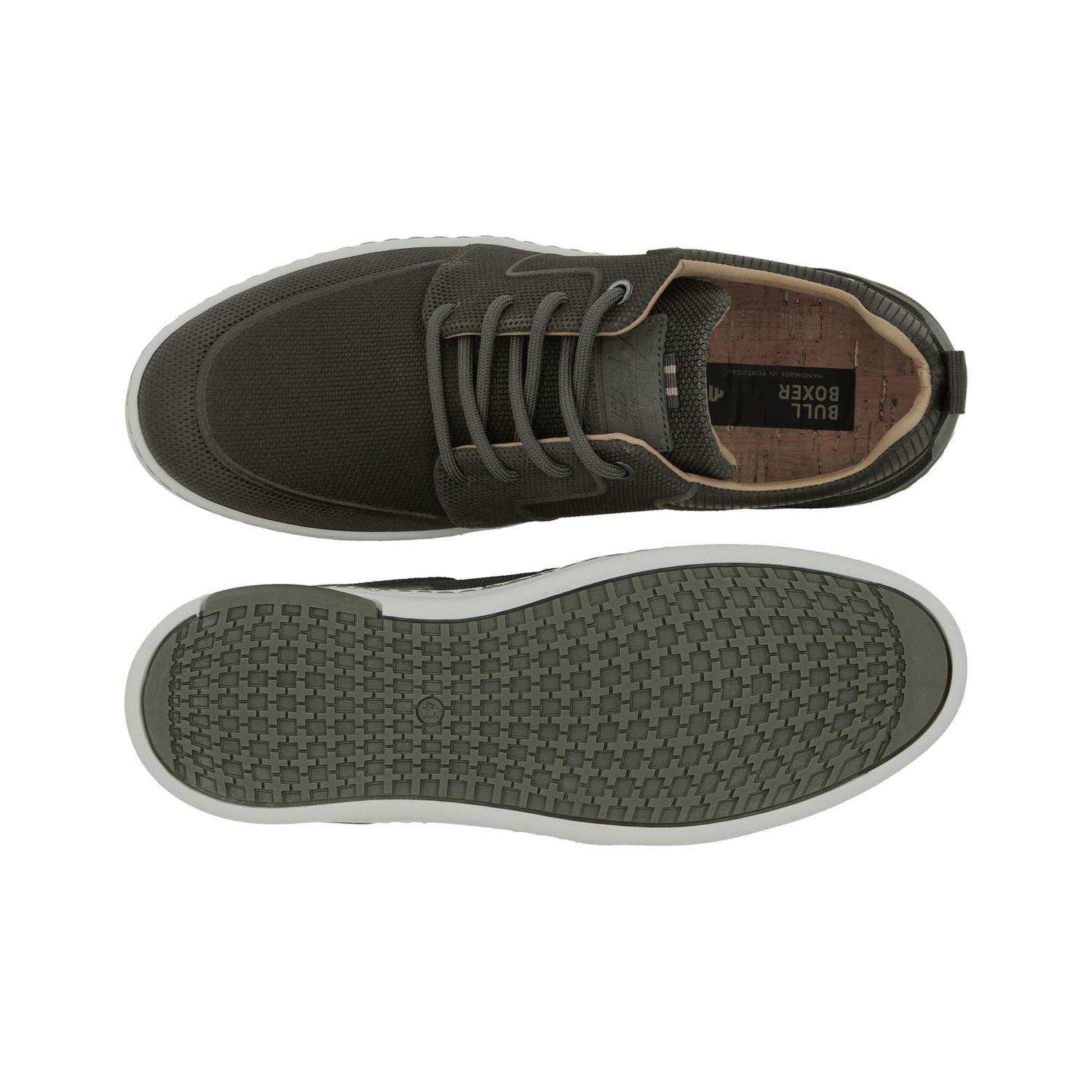 BULLBOXER ZAPATILLAS HOMBRE CUERO SINJ-0-90 VERDE-2
