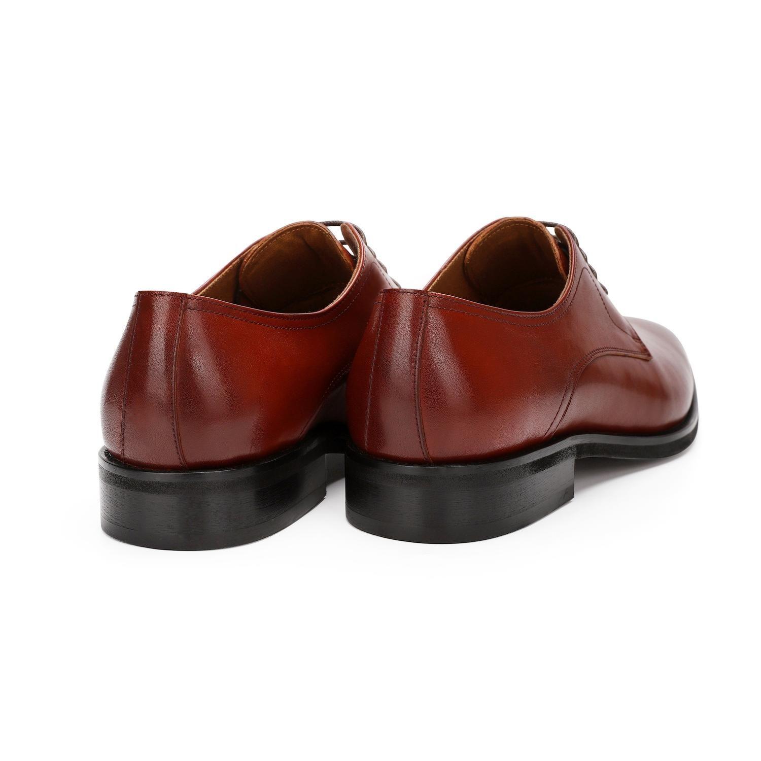 Zapatos Hombre Cordones Cuero Granier-0-86 Café B-4