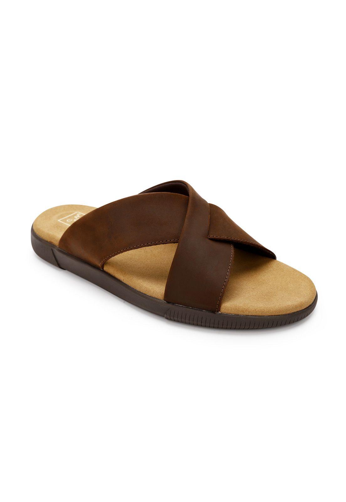 Sandalias Hombre Cuero Hakuna-9-03 Café Cardinale-0