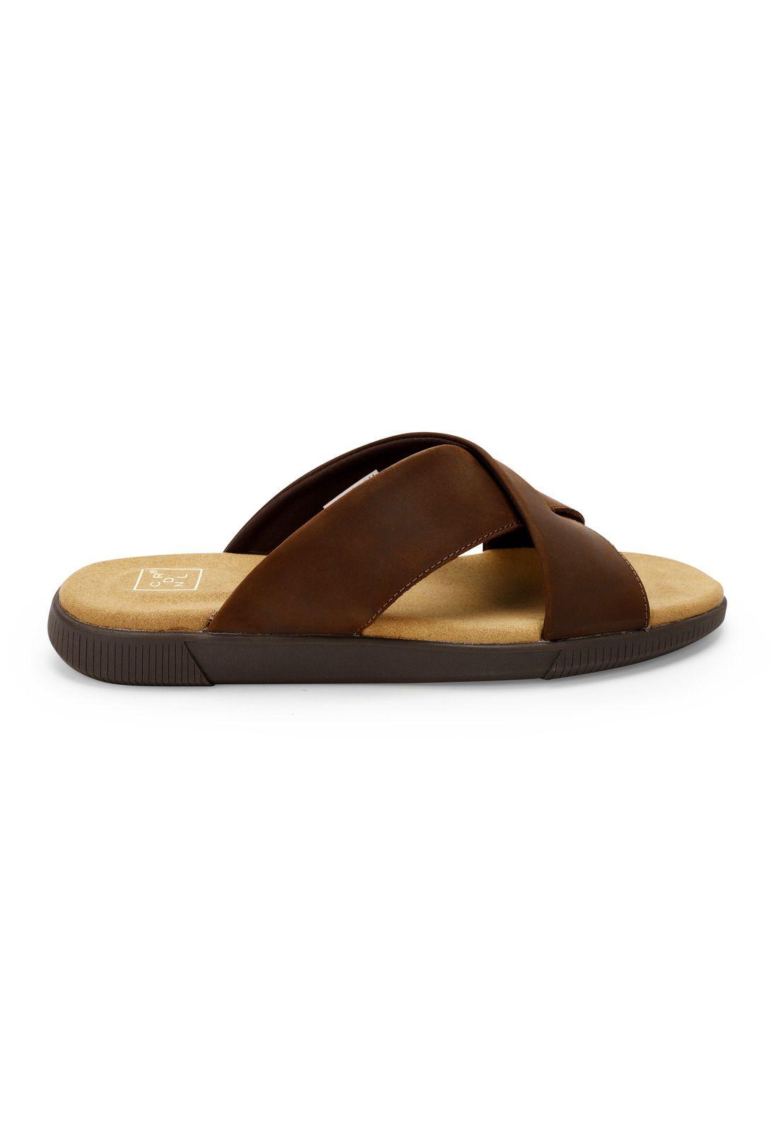 Sandalias Hombre Cuero Hakuna-9-03 Café Cardinale-1