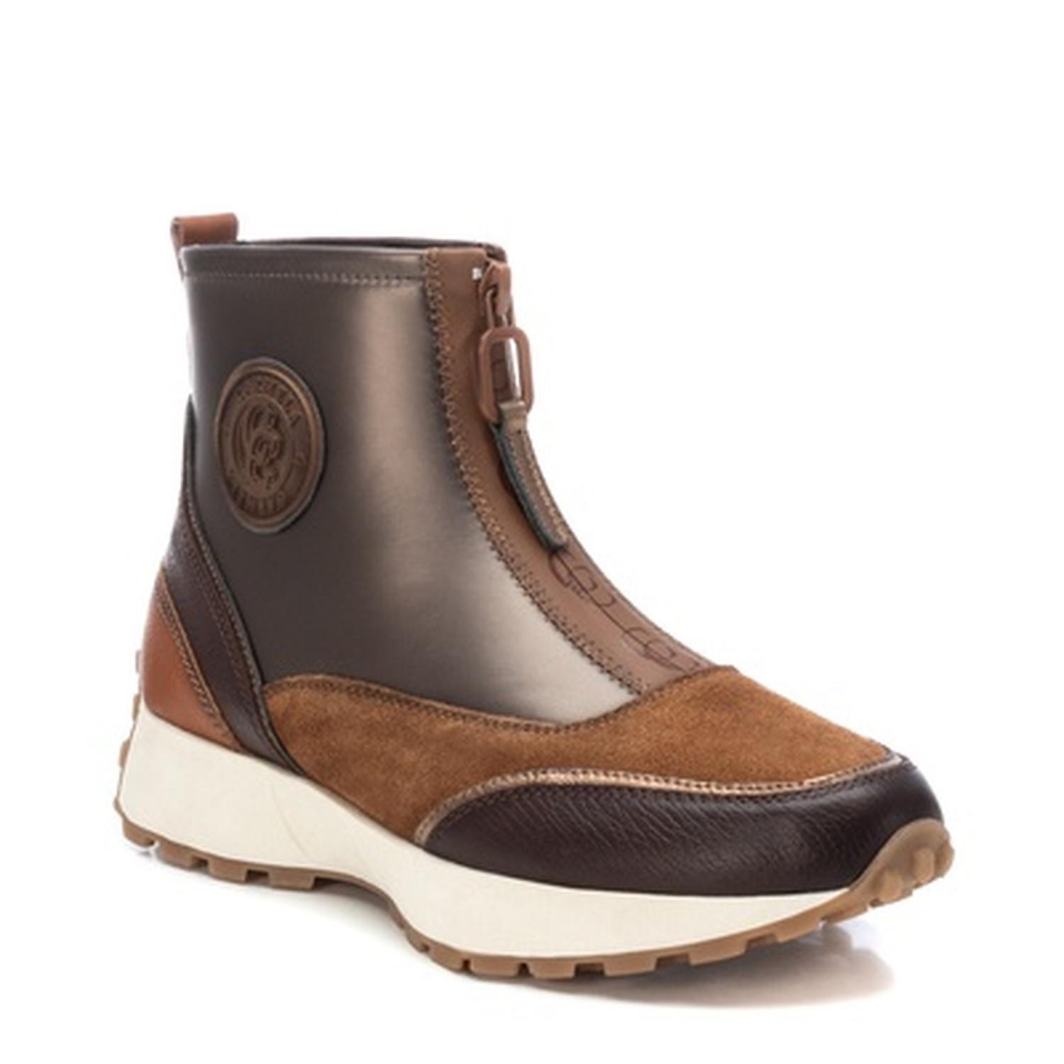 Botines Cuero Mujer Cerys-6-95 Beige Carmela-0