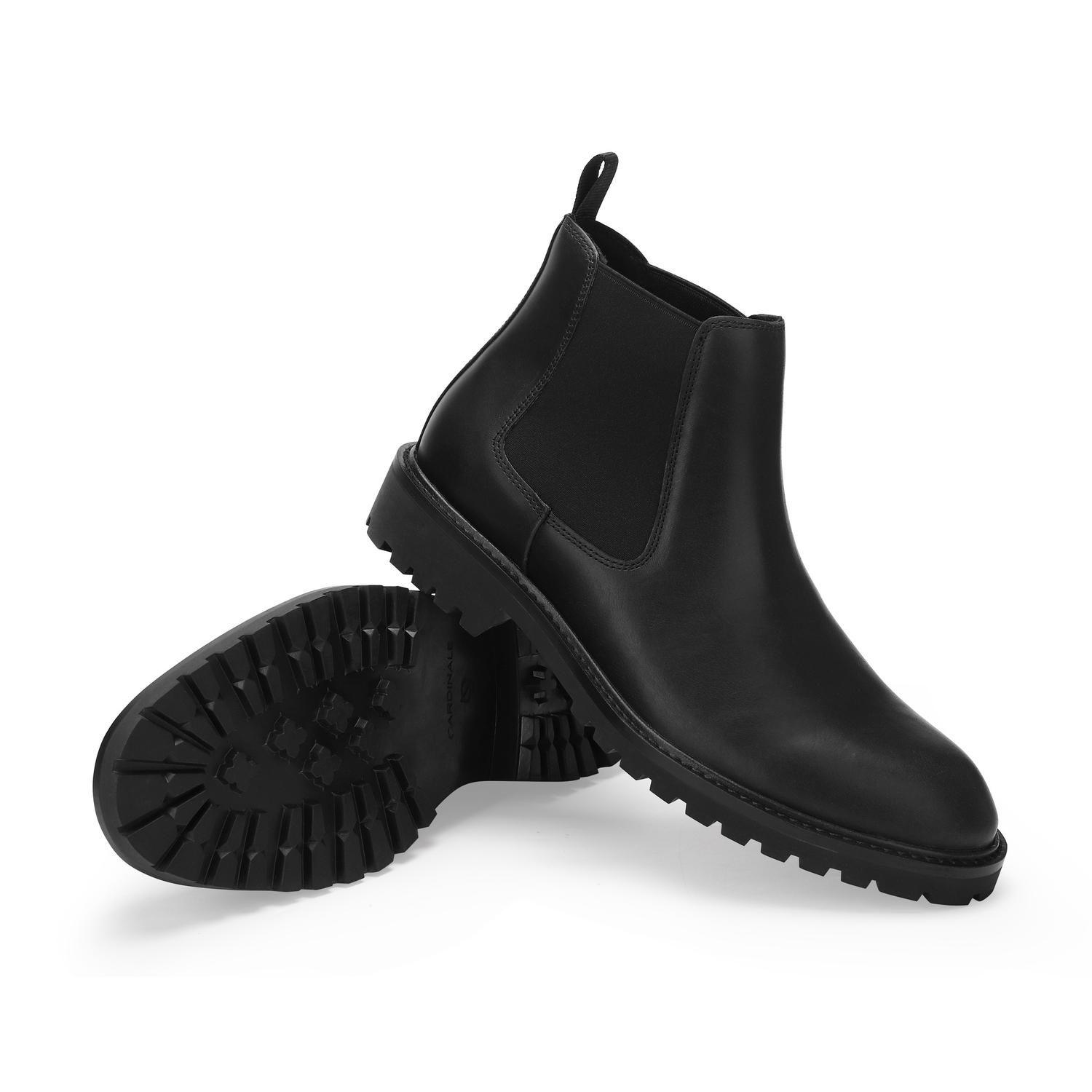 Botines Hombre Chelsea Cuero Camden-6-04 Negro Cardinale-5