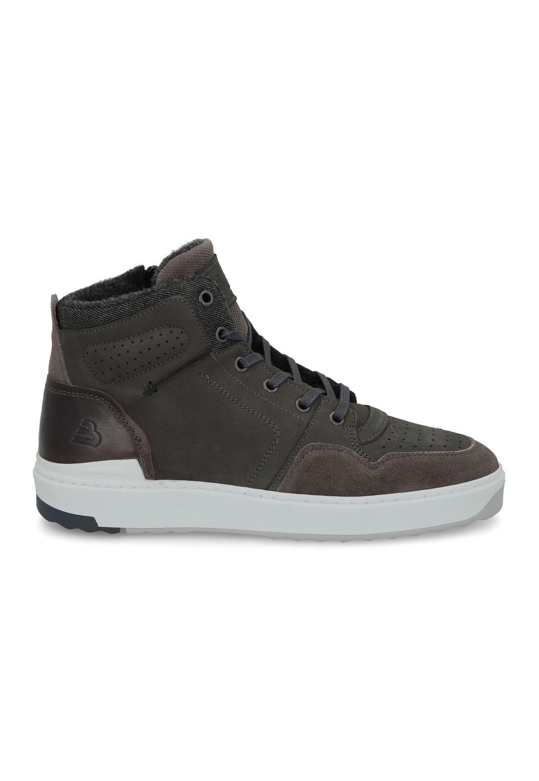 Zapatillas Cuero Wye-6-76 Gris-1