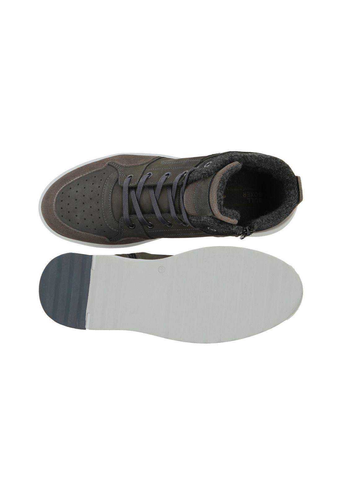 Zapatillas Cuero Wye-6-76 Gris-2