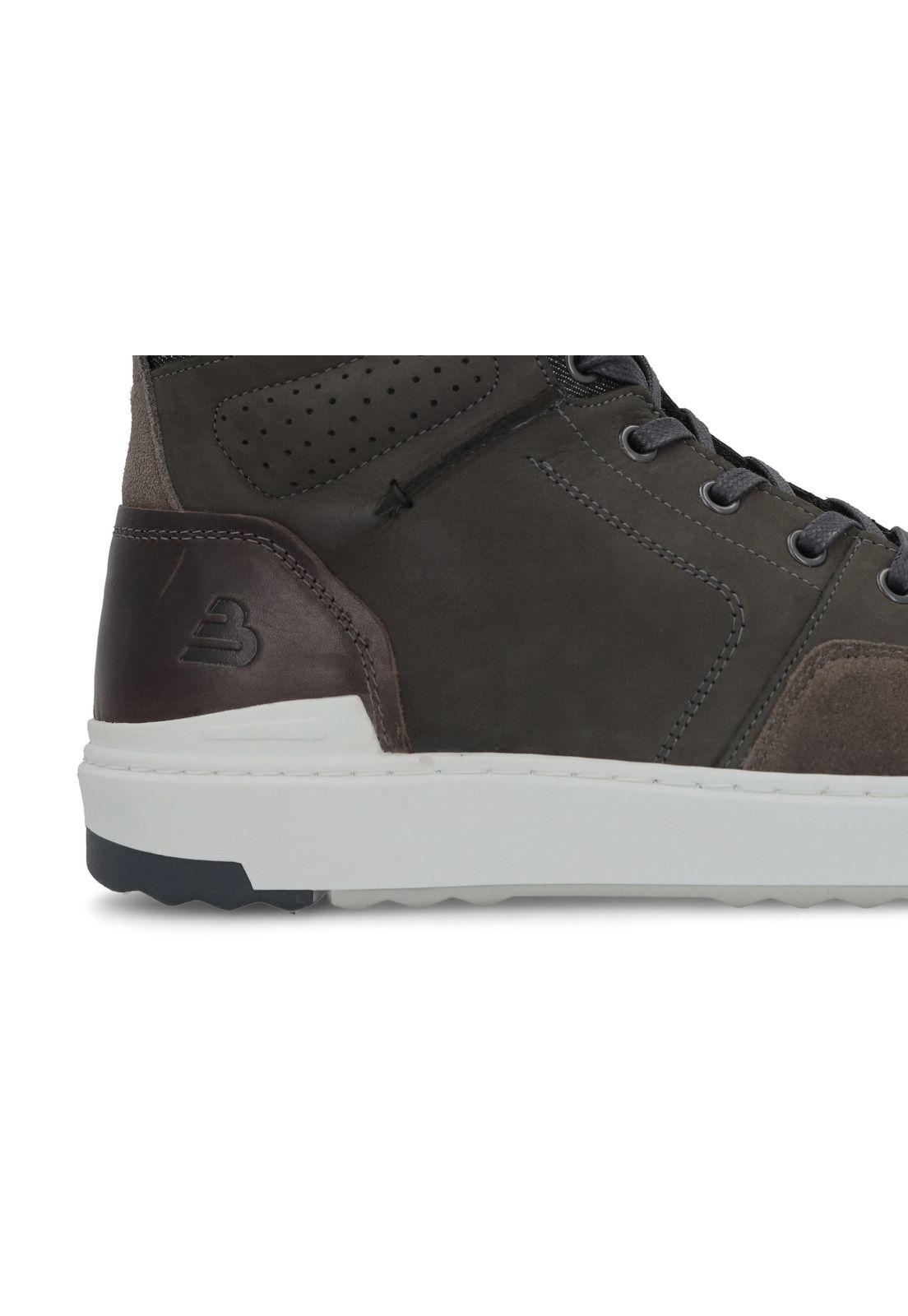 Zapatillas Cuero Wye-6-76 Gris-3
