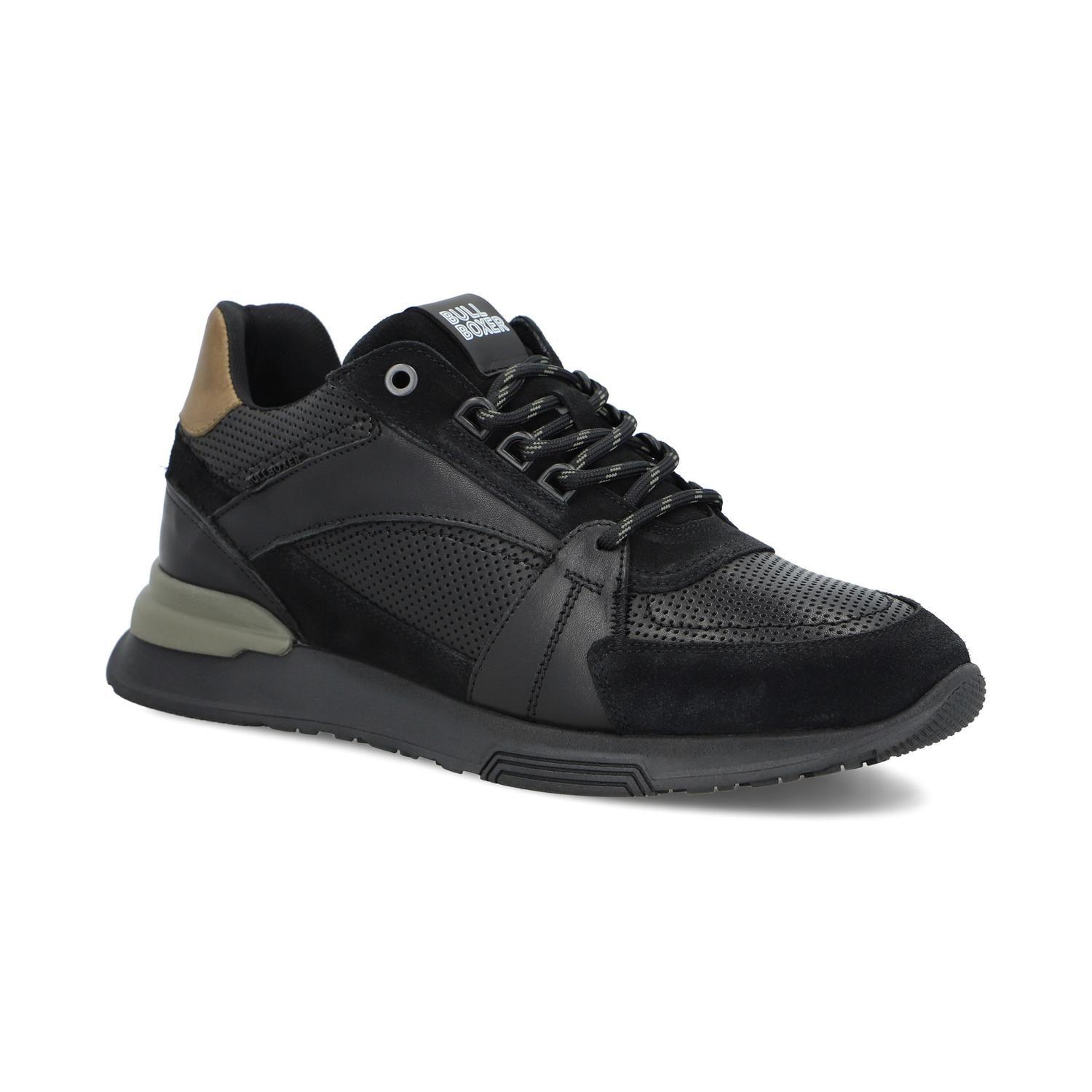 BULLBOXER ZAPATILLAS HOMBRE CUERO SPLIT-0-70 NEGRO-0