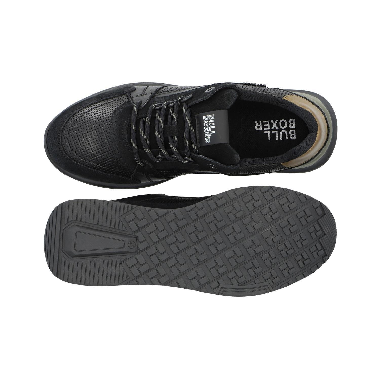 BULLBOXER ZAPATILLAS HOMBRE CUERO SPLIT-0-70 NEGRO-3