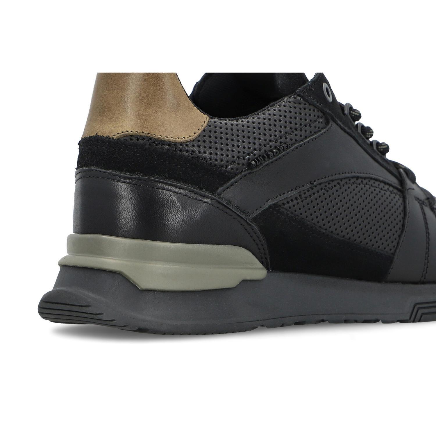 BULLBOXER ZAPATILLAS HOMBRE CUERO SPLIT-0-70 NEGRO-4