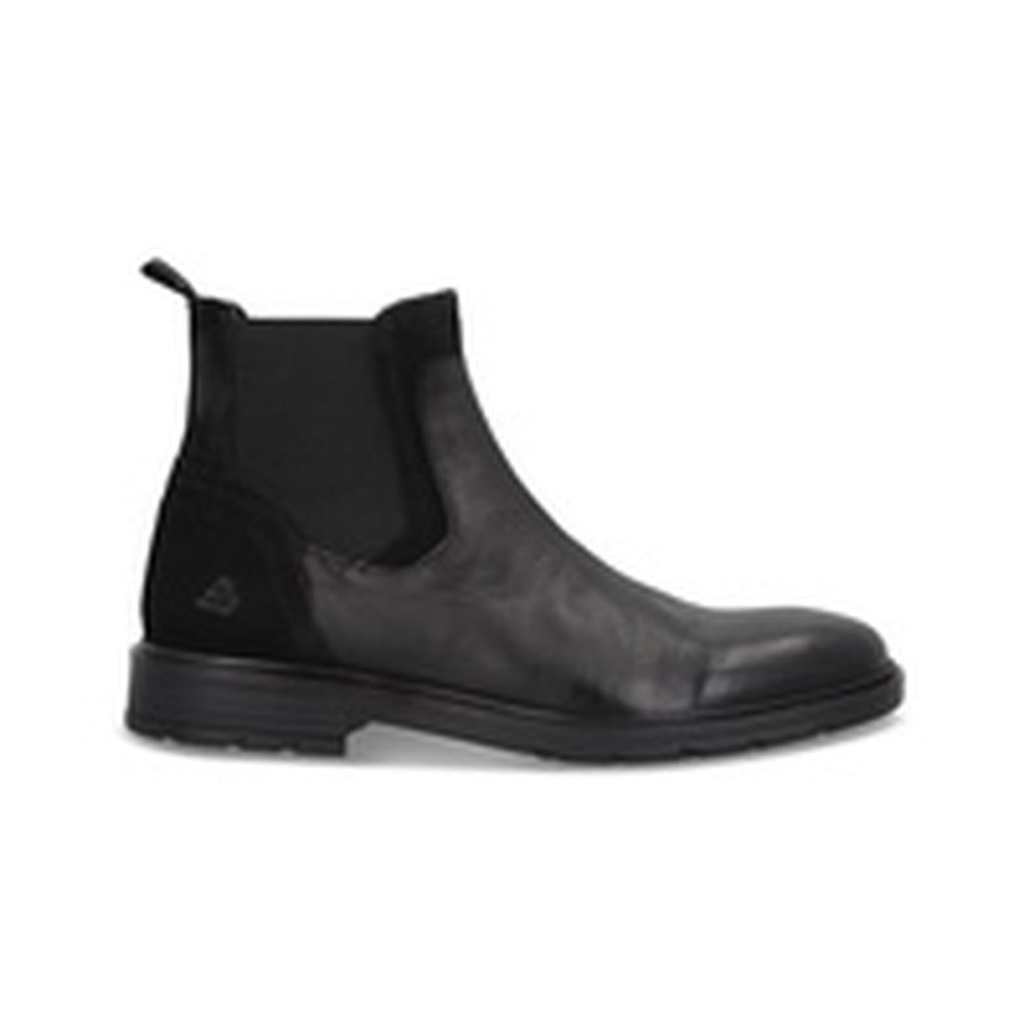 Botines Chelsea Hombre Cuero Transit-6-31 Negro Bullboxer-0