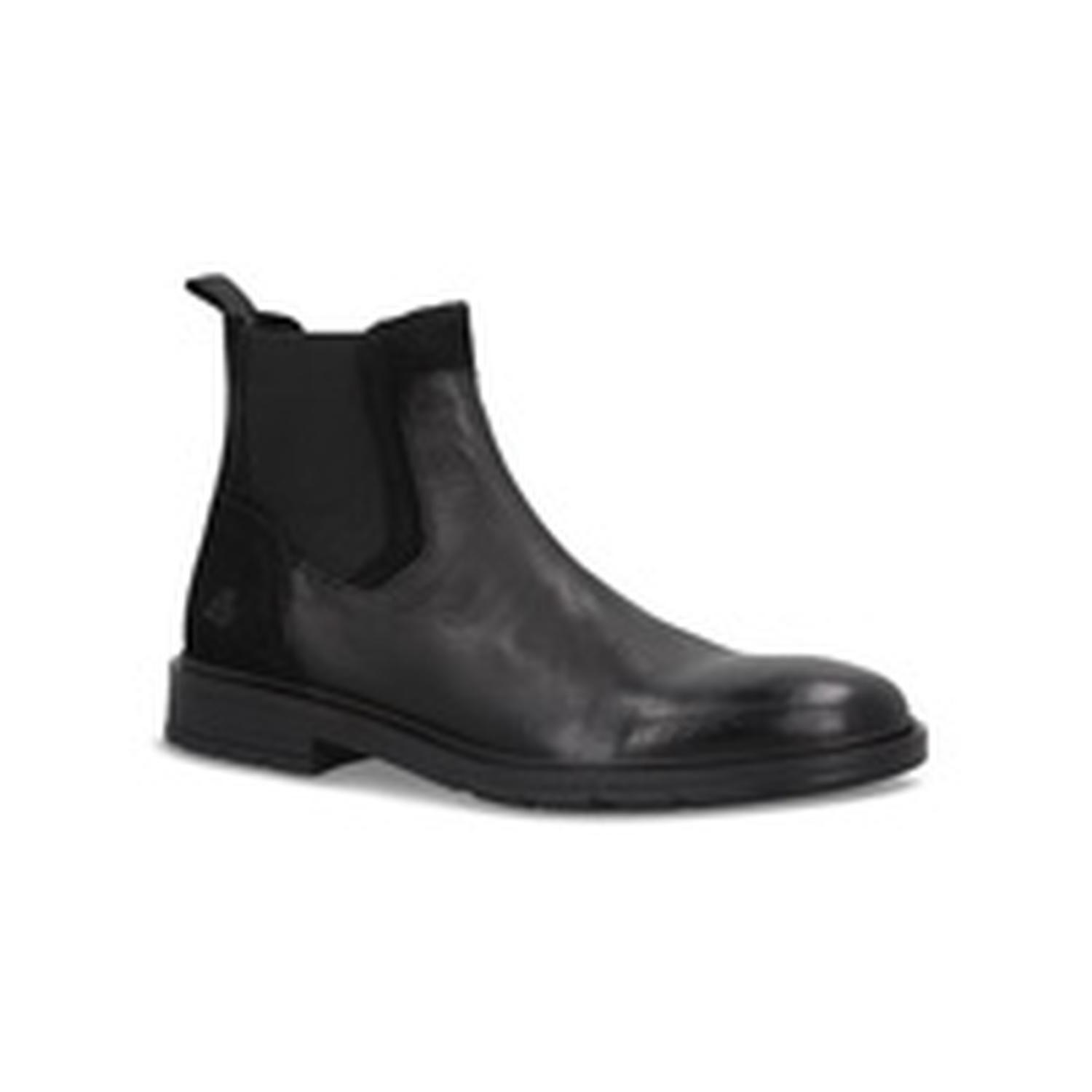 Botines Chelsea Hombre Cuero Transit-6-31 Negro Bullboxer-1
