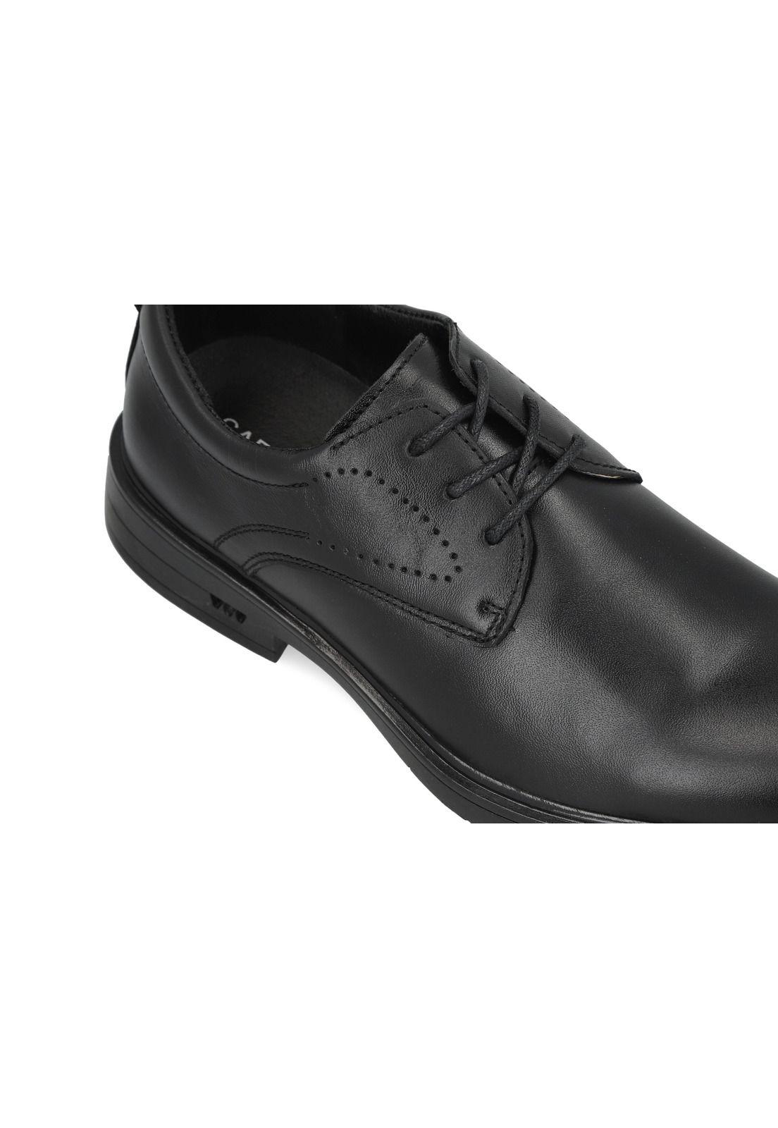 Zapatos Cuero Vila-0-03 Negro-3