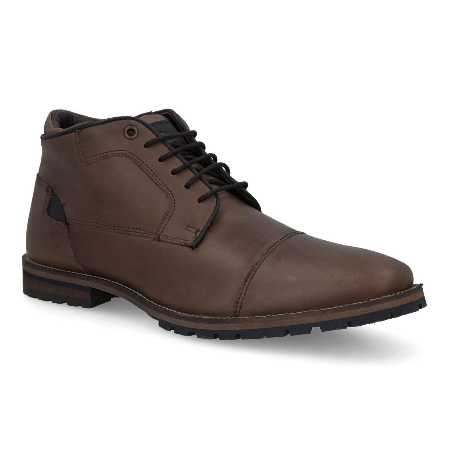 Botines Hombre Cuero Avery-6-77 Café Bullboxer-0