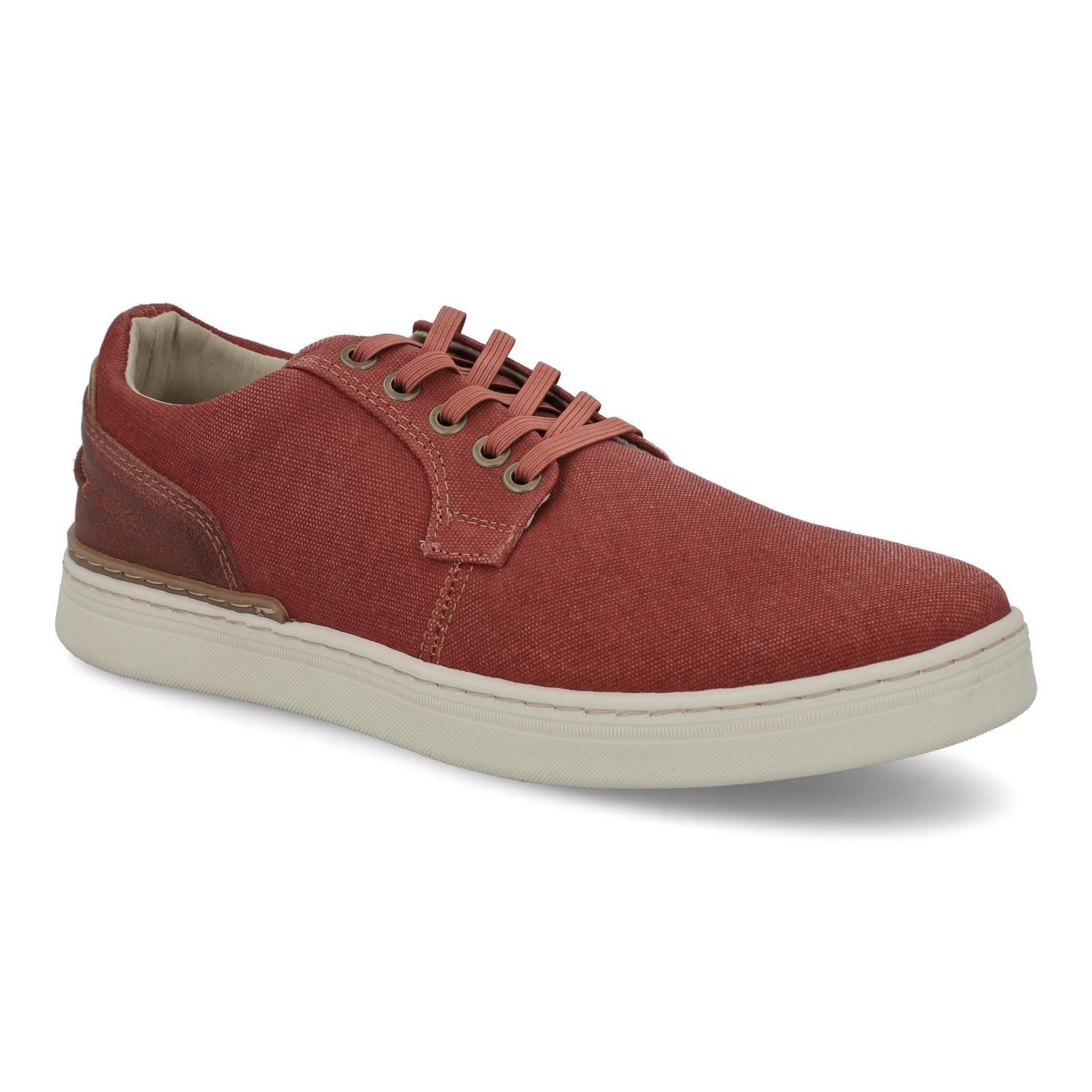 ZAPATILLAS HOMBRE TEXTIL CORDONES ESLASTICADOS BINN-0-82 ROJO-0