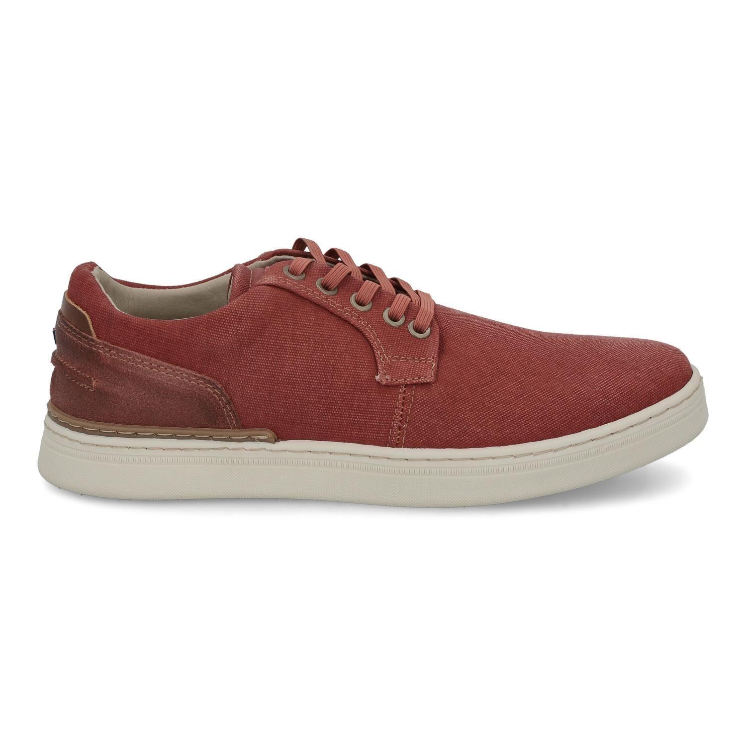 ZAPATILLAS HOMBRE TEXTIL CORDONES ESLASTICADOS BINN-0-82 ROJO-1