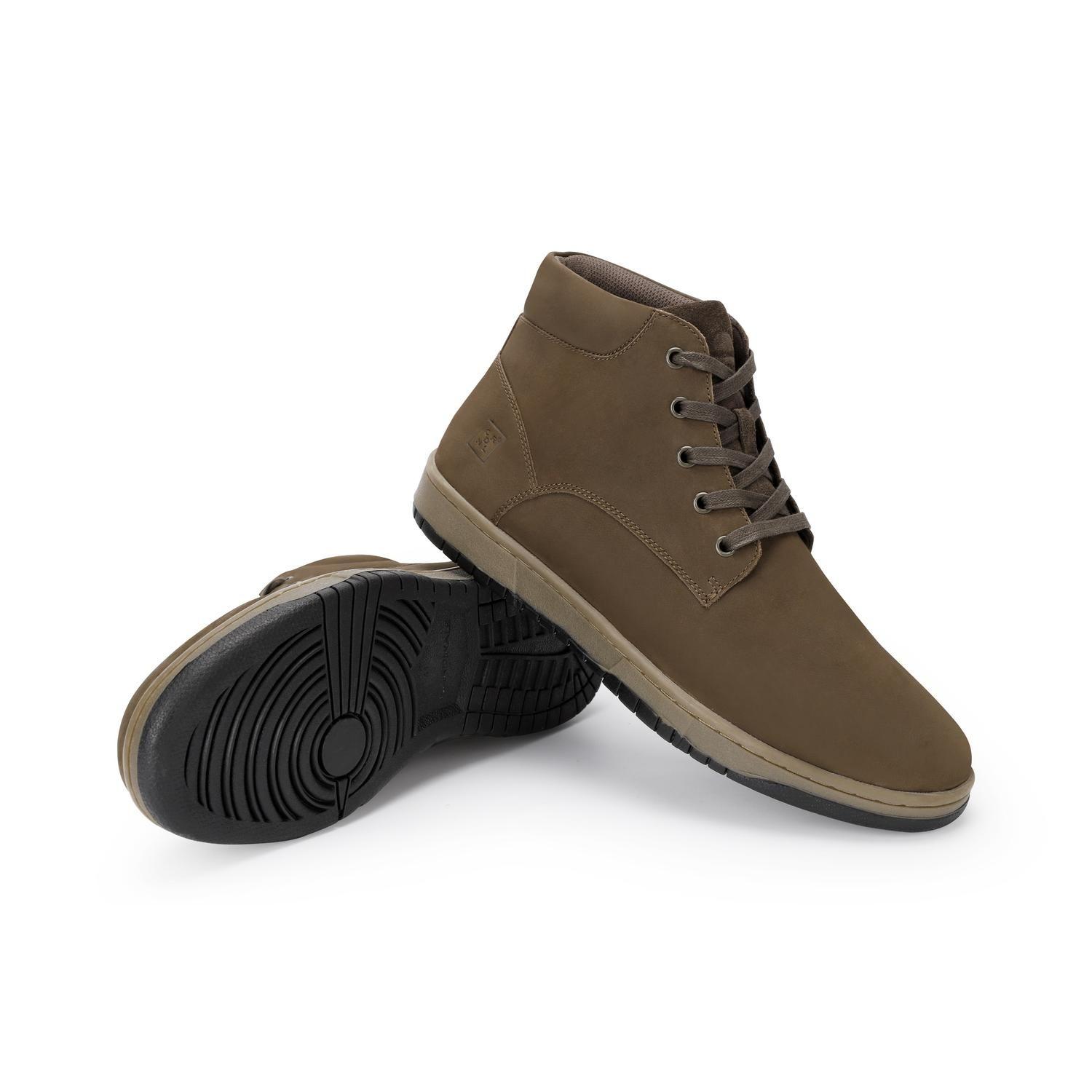 BOTINES HOMBRE CUERO VALMONT-6-05 CAFÉ-5