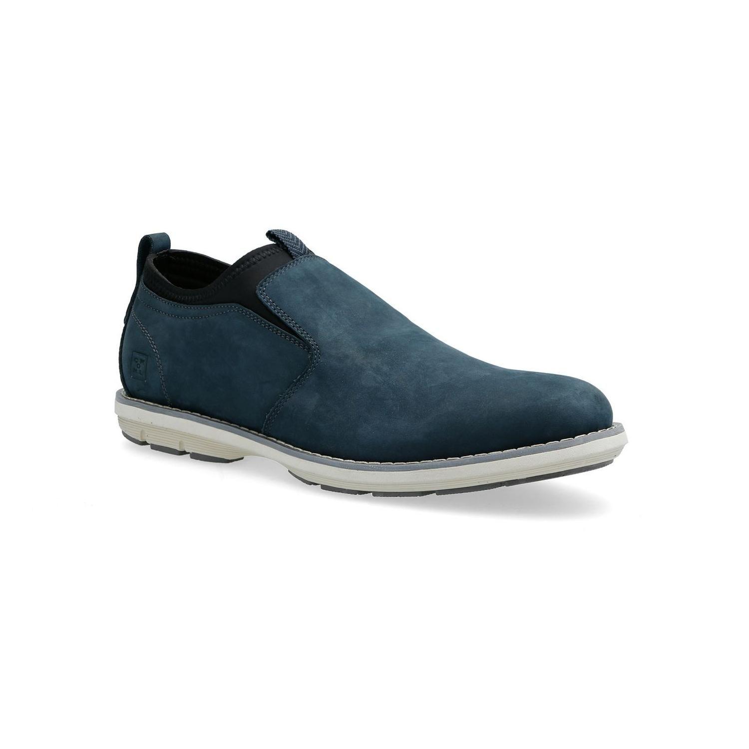 Zapatos Slip-On Hombre Cuero Dozza-3-14-Azul Cardinale-0