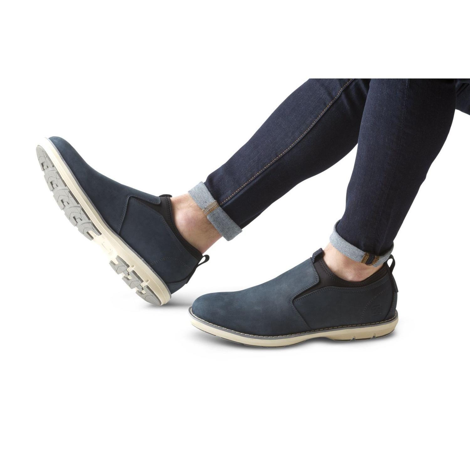 Zapatos Slip-On Hombre Cuero Dozza-3-14-Azul Cardinale-3