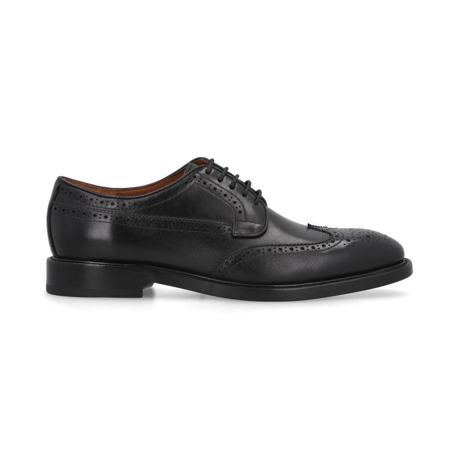 ZAPATOS HOMBRE SUELA CUERO REGENT-0-01 NEGRO-1