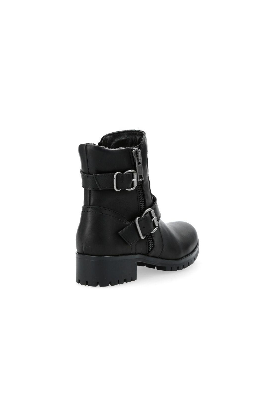 Botines Mujer Mary Jane Negro Bullboxer-2