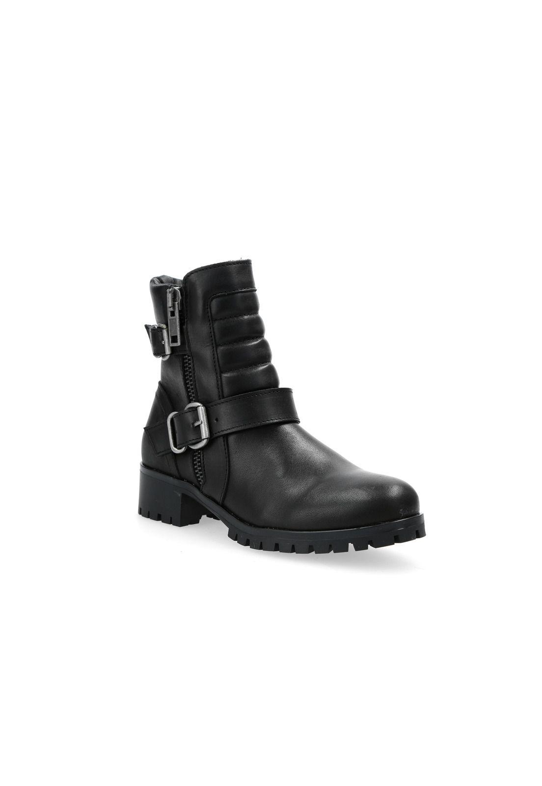Botines Mujer Mary Jane Negro Bullboxer-3