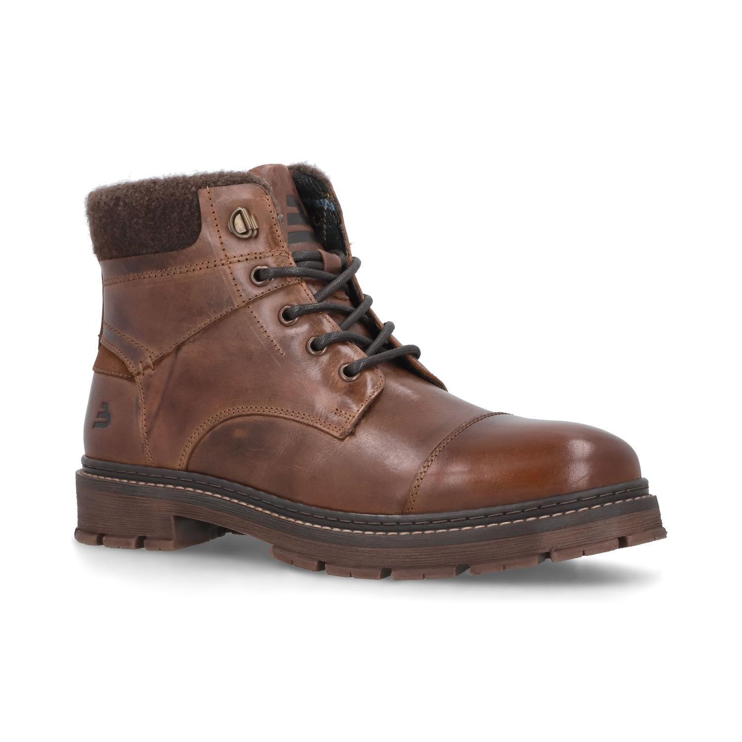 Botines Hombre Cuero Biggar-6-21 Brandy Bullboxer-0
