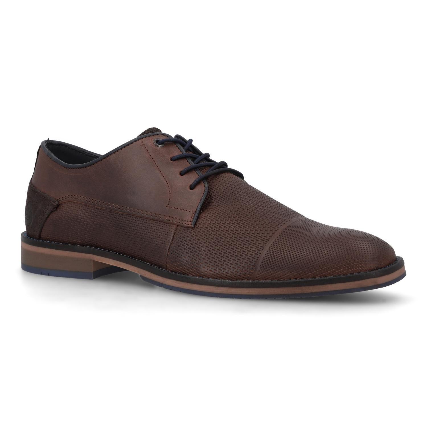 BULLBOXER ZAPATOS HOMBRE CUERO SOEST-0-14 CAFÉ-4