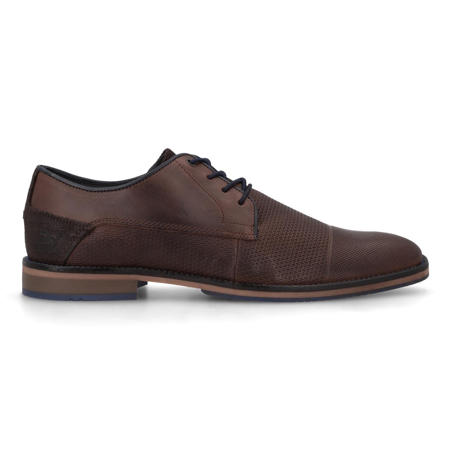 BULLBOXER ZAPATOS HOMBRE CUERO SOEST-0-14 CAFÉ-5
