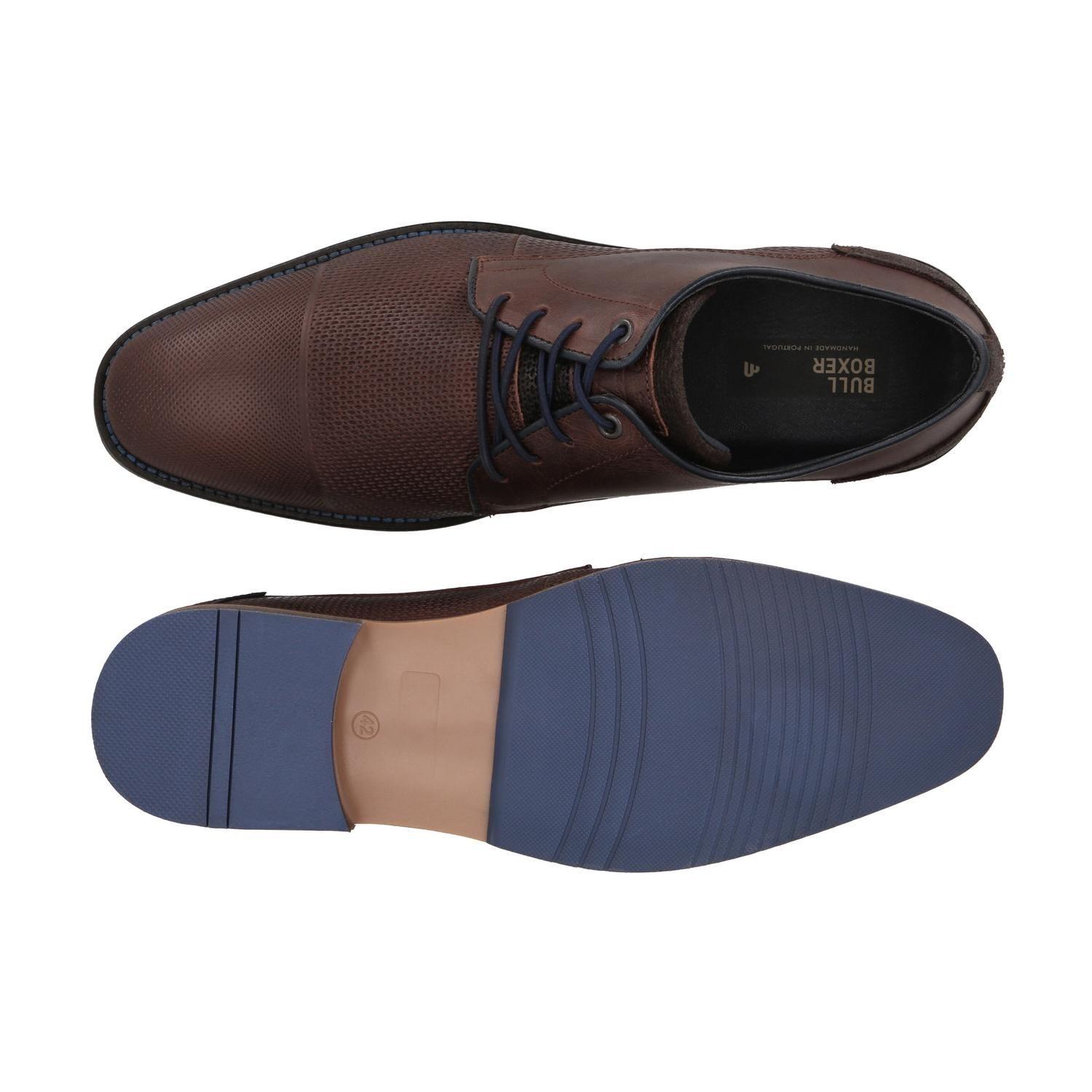 BULLBOXER ZAPATOS HOMBRE CUERO SOEST-0-14 CAFÉ-6