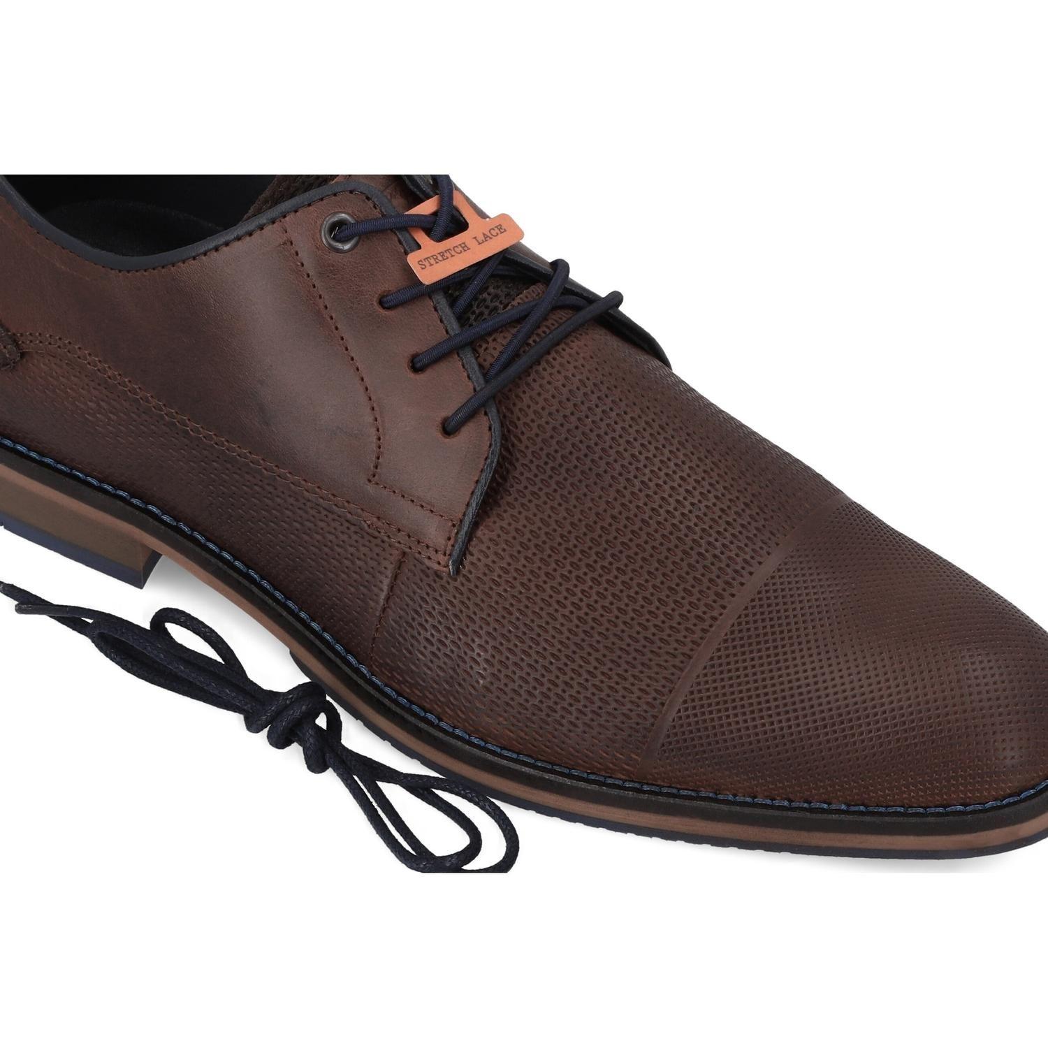 BULLBOXER ZAPATOS HOMBRE CUERO SOEST-0-14 CAFÉ-7