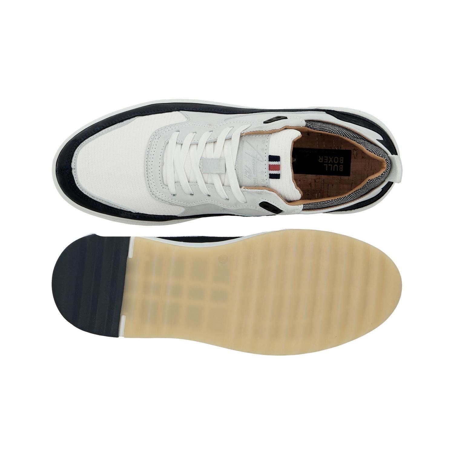Zapatillas Urbanas Hombre Cuero Bakar-0-64 Blanco Bullboxer-2