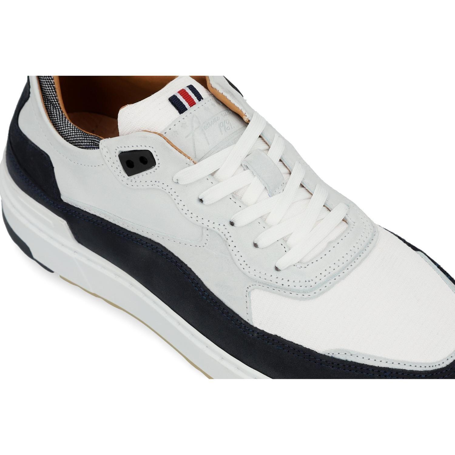 Zapatillas Urbanas Hombre Cuero Bakar-0-64 Blanco Bullboxer-3