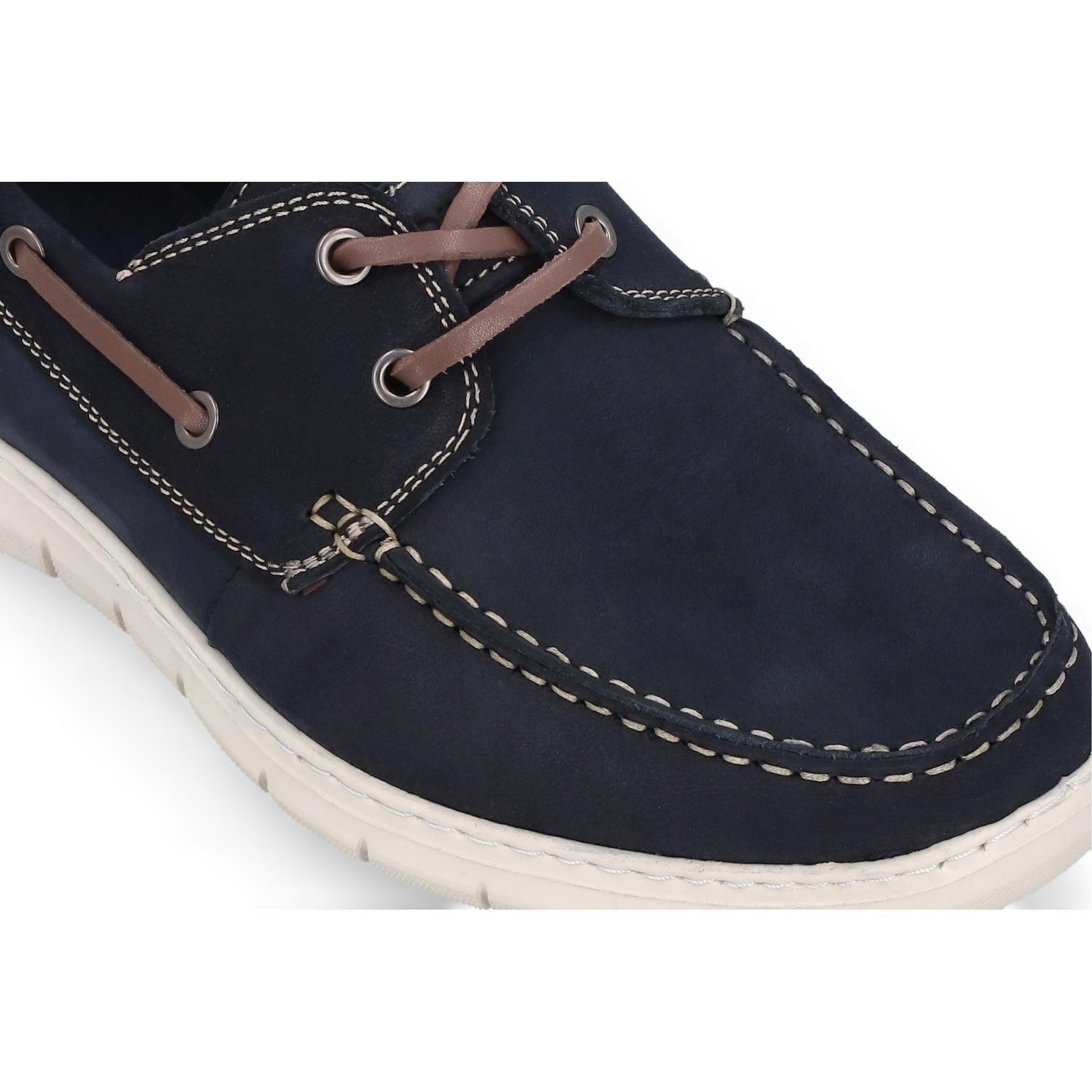 ZAPATOS HOMBRE NÁUTICOS CUERO AMALFI-0-13 AZUL-3