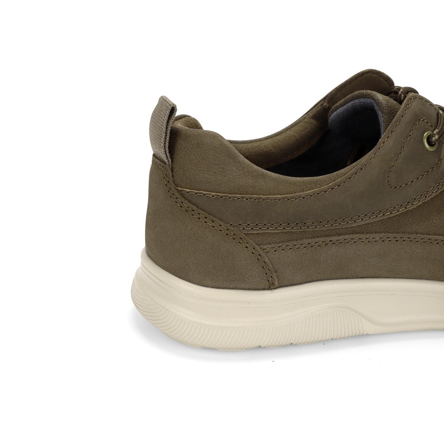 Zapatilla Urbana Hombre Cuero X-Light Wallcourt Taupé Planta liviana-3
