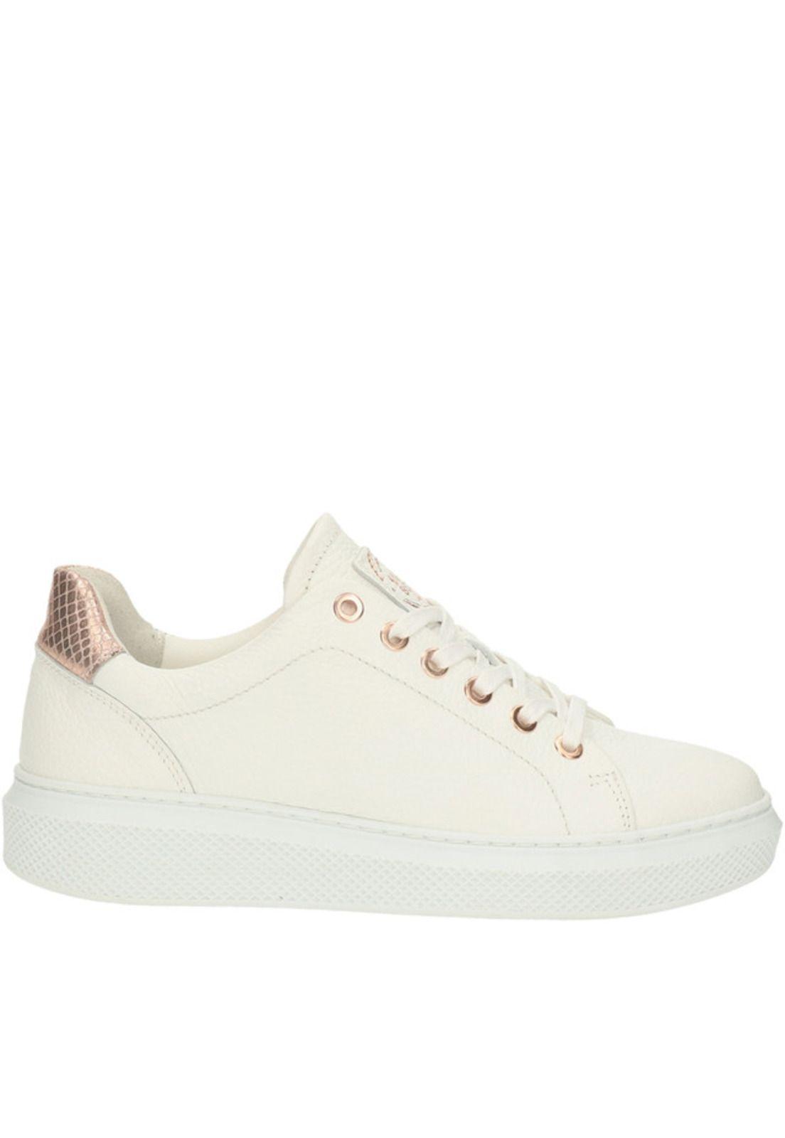 Zapatilla De Cuero Meg-0-20-Blanco A-0